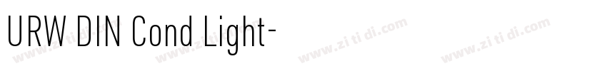 URW DIN Cond Light字体转换 URW DIN Cond Light字体转换